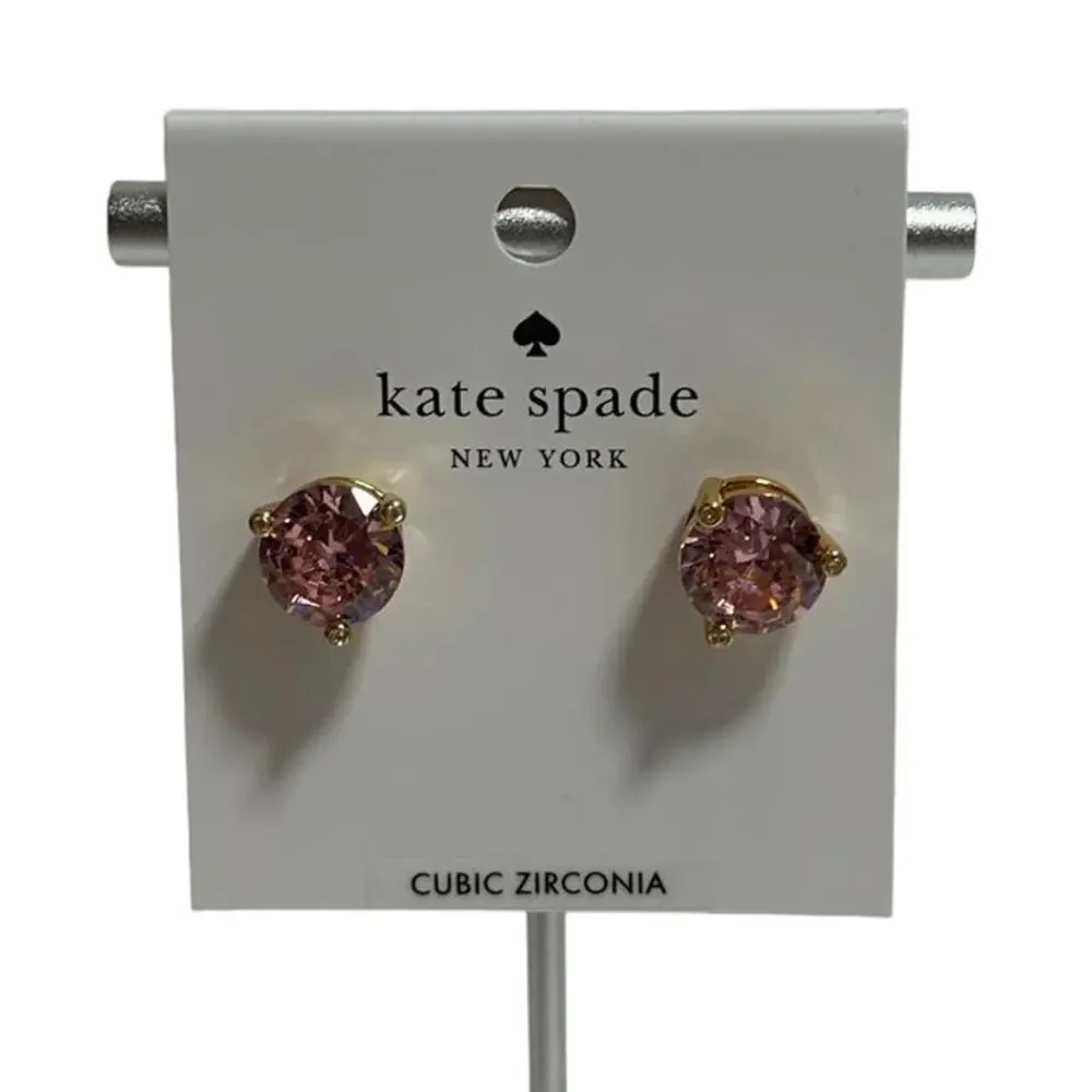Kate Spade  Rise And Shine Studs Bright Carnation